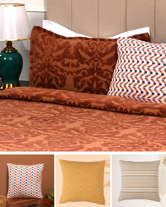 Bedding Bundle - Rosewood (Set of 6 products)