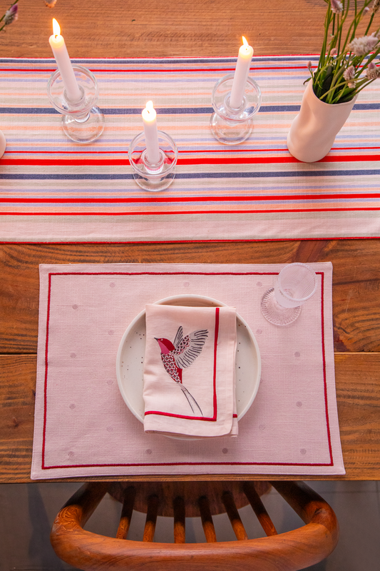 Scarlet Placemat & Napkin