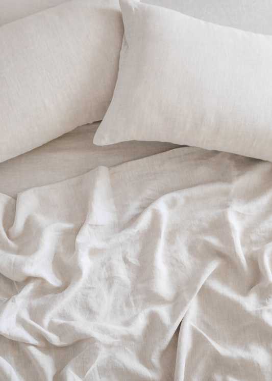 Luxe Linen Bedsheet - Natural