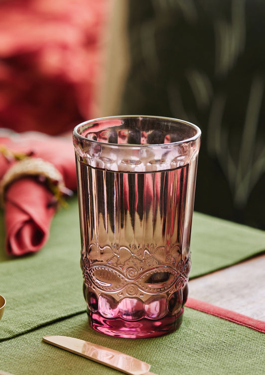 Summer Crystal Glass - Rose